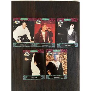 Vanilla Ice 1991 Yo! MTV Raps Proset Musicards lot 5 cards